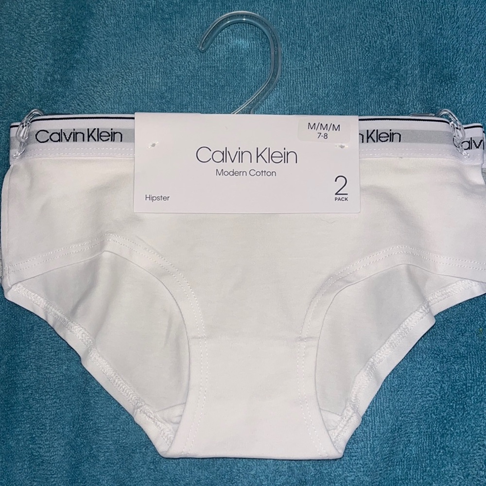 NWT kids calvin klein hipster underwear-2 pack